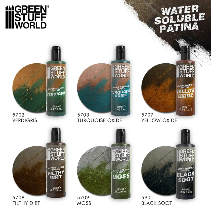 Patine soluble à l'eau Turquoise Oxide 60 ml | Défi Jeux