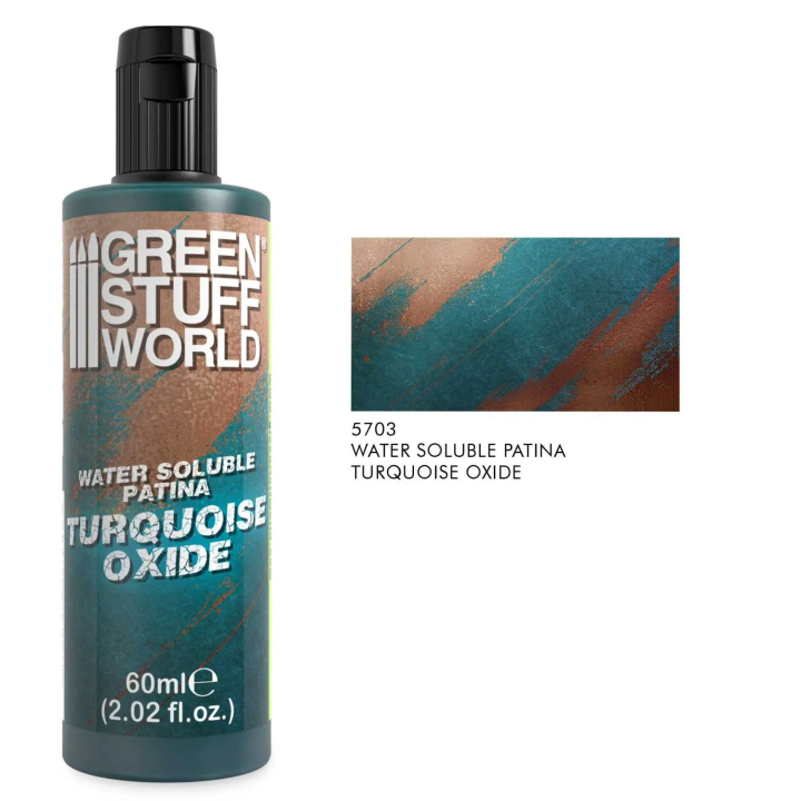 Patine soluble à l'eau Turquoise Oxide 60 ml | Défi Jeux