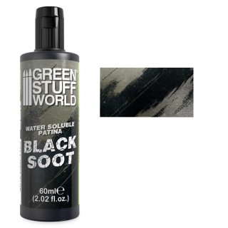 Patine soluble à l'eau Black Soot 60 ml | Défi Jeux