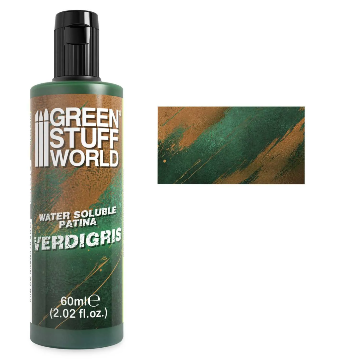 Patine soluble à l'eau Vert-de-gris 60 ml | Défi Jeux