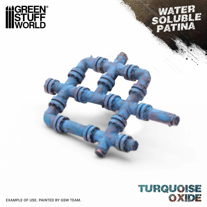Patine soluble à l'eau Turquoise Oxide 240 ml | Défi Jeux