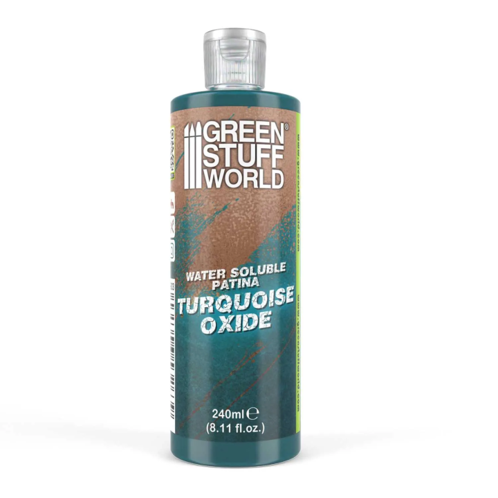 Patine soluble à l'eau Turquoise Oxide 240 ml | Défi Jeux