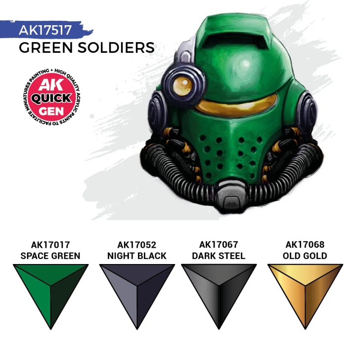 Green Soldiers Quick Gen Set AK17517 | Défi Jeux