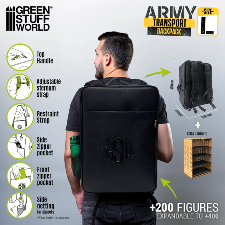 Sac de transport miniatures Green Stuff World | Défi Jeux