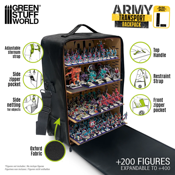 Sac de transport miniatures Green Stuff World | Défi Jeux