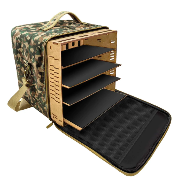 Mallette transport miniatures M Camouflage | Défi Jeux