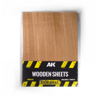 Planches en bois A4 AK8233 pour diorama | Défi Jeux