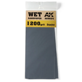 Papier de verre humide grain 1200 AK9034 | Défi Jeux