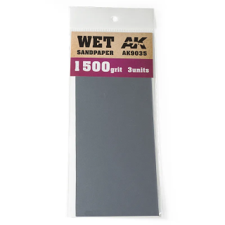 Papier de verre humide grain 1500 AK9035 | Défi Jeux
