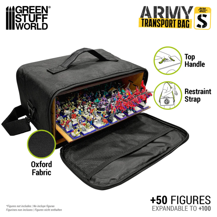 Mallette de transport miniatures S | Green Stuff World | Defi Jeux