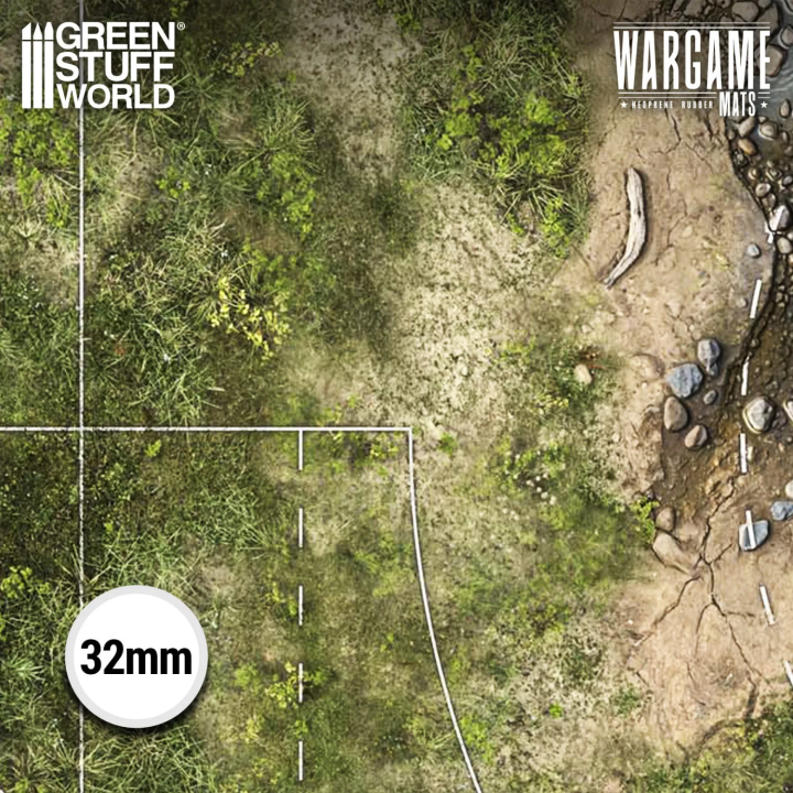 Tapis néoprène Duskriver Meadows 44x60 avec zones de déploiement | Défi Jeux