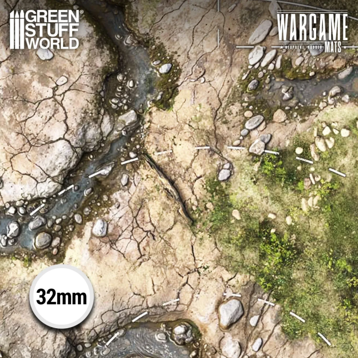 Tapis néoprène Duskriver Meadows 44x60 avec zones de déploiement | Défi Jeux