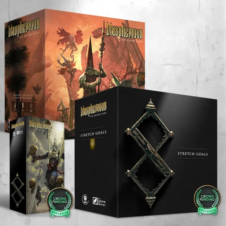 Blasphemous The Board Game – Core + Extensions | Défi Jeux