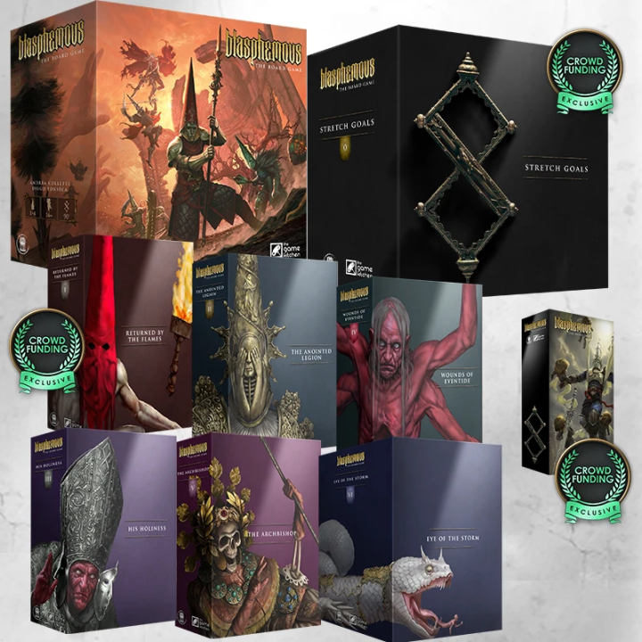 Blasphemous The Board Game – Core + Extensions | Défi Jeux