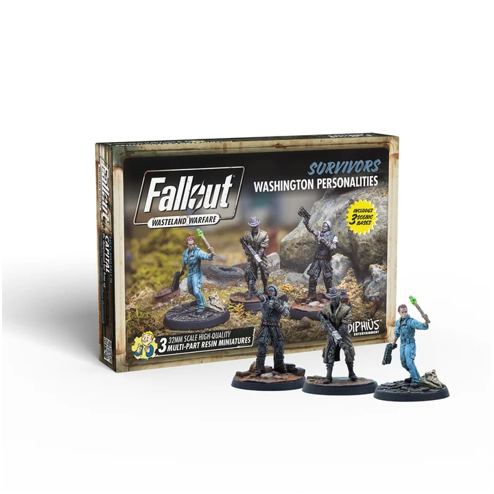 Fallout Wasteland Warfare – Washington Personalities | Défi Jeux