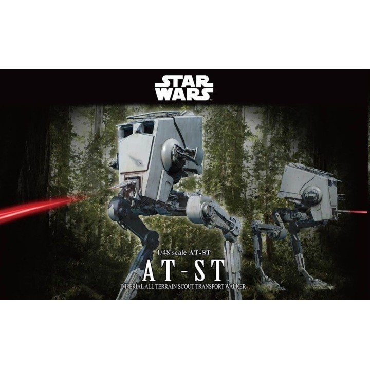 Maquette AT-ST Star Wars 1/48 Bandai – Walker impérial à assembler (144 pièces)