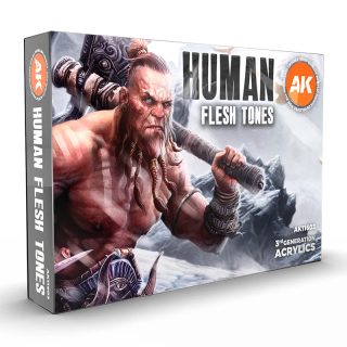 AK11603 Human Flesh Tones – Set 6 peintures 3GEN | Défi Jeux