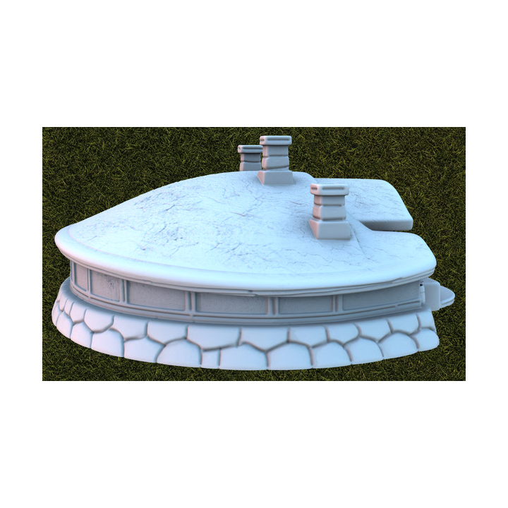 Trou de hobbit 3 de côté