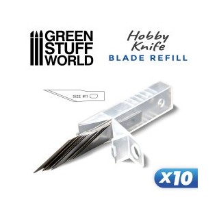 10 Lames de rechange pour Couteau de Modeliste