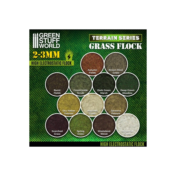 Herbe Statique 2-3mm- DRY YELLOW PASTURE - 200ml