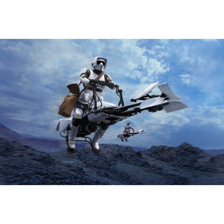 Star Wars maquette 1/12 Speeder Bike 26 cm