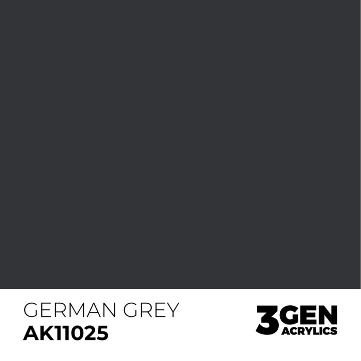 Peinture German Grey AK Gen3 | Gris foncé militaire WWII | Défi Jeux