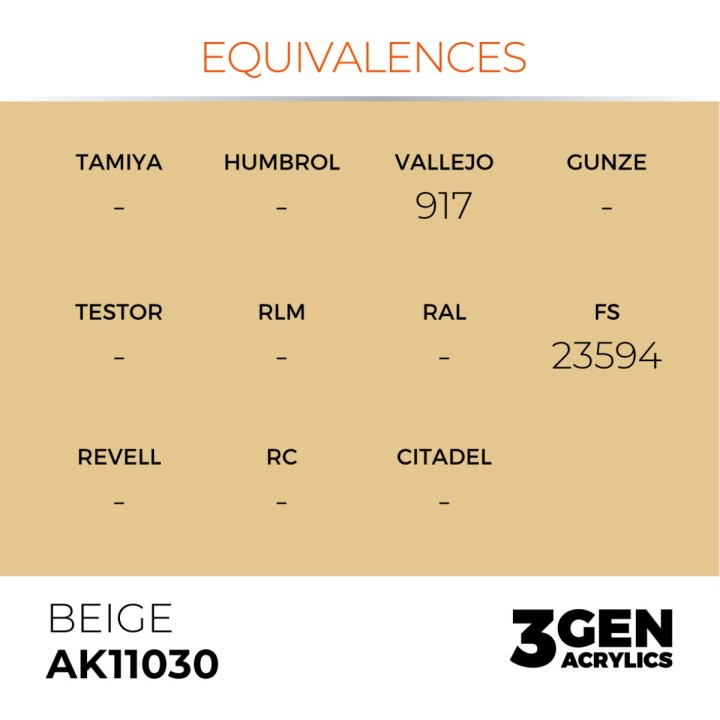 Beige - Beige - Équivalent