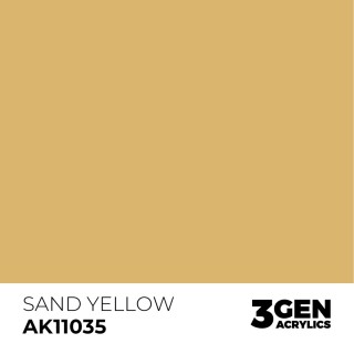 Jaune sable - Sand Yellow - Couleur