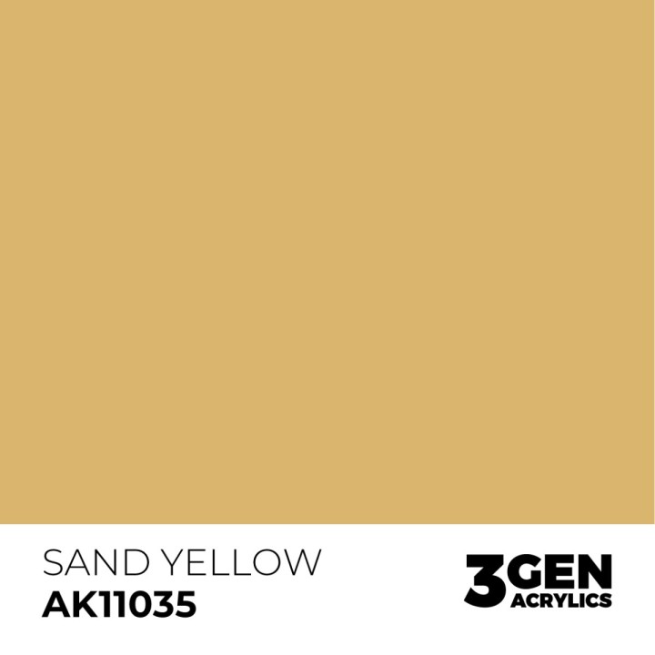 Jaune sable - Sand Yellow - Couleur