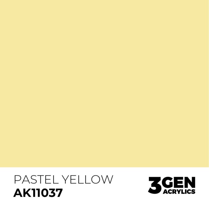 Jaune Pastel - Pastel Yellow - Couleur