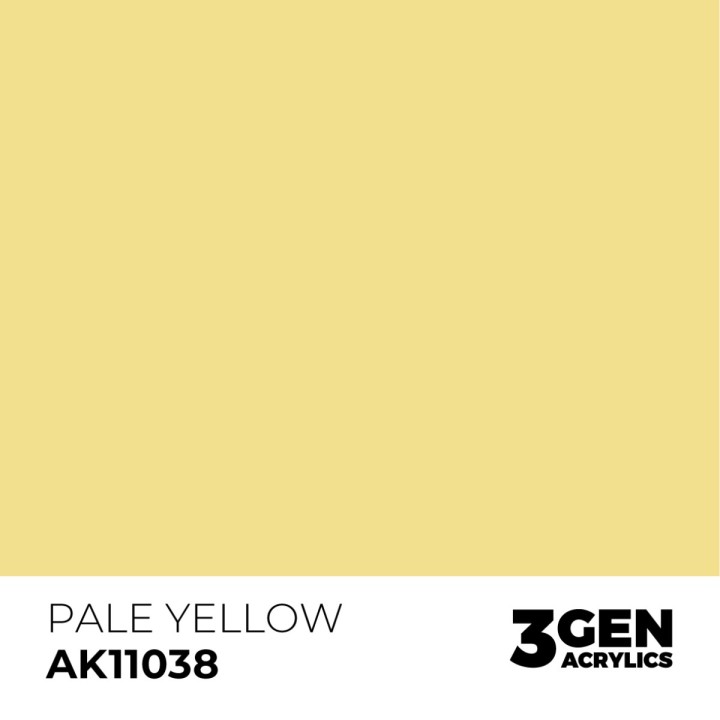 Jaune pale - Pale Yellow - Couleur