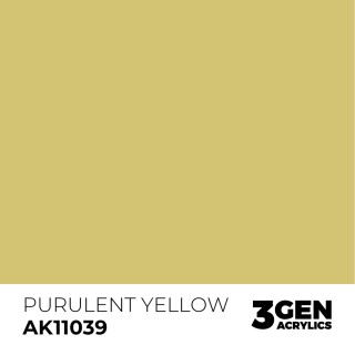 Jaune purulent - Purulent yellow - Couleur