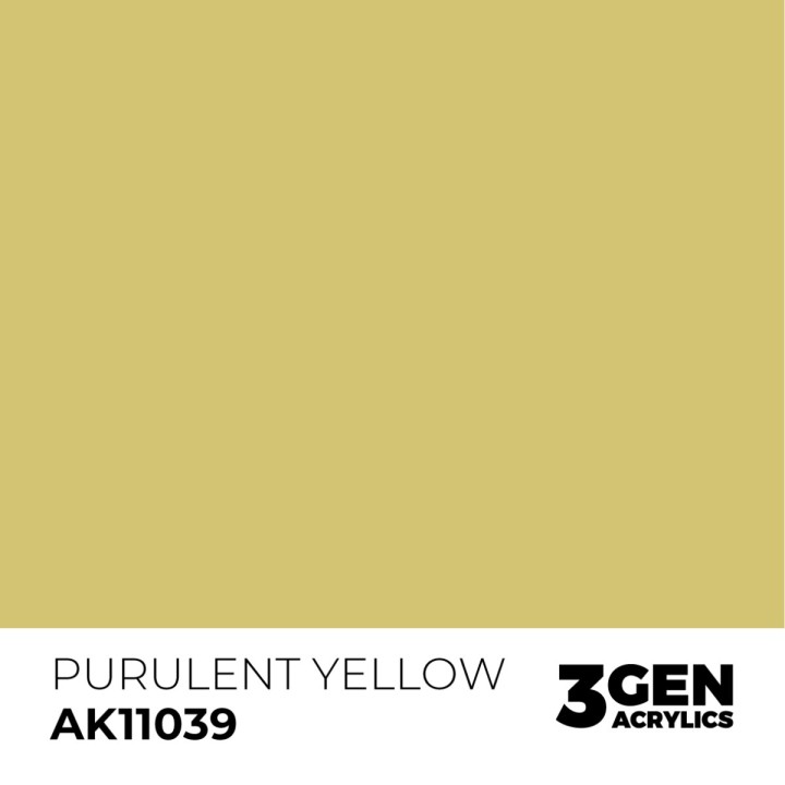 Jaune purulent - Purulent yellow - Couleur