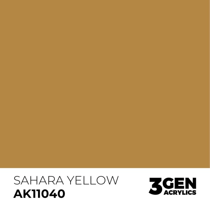 Jaune Sahara - Sahara Yellow - Couleur