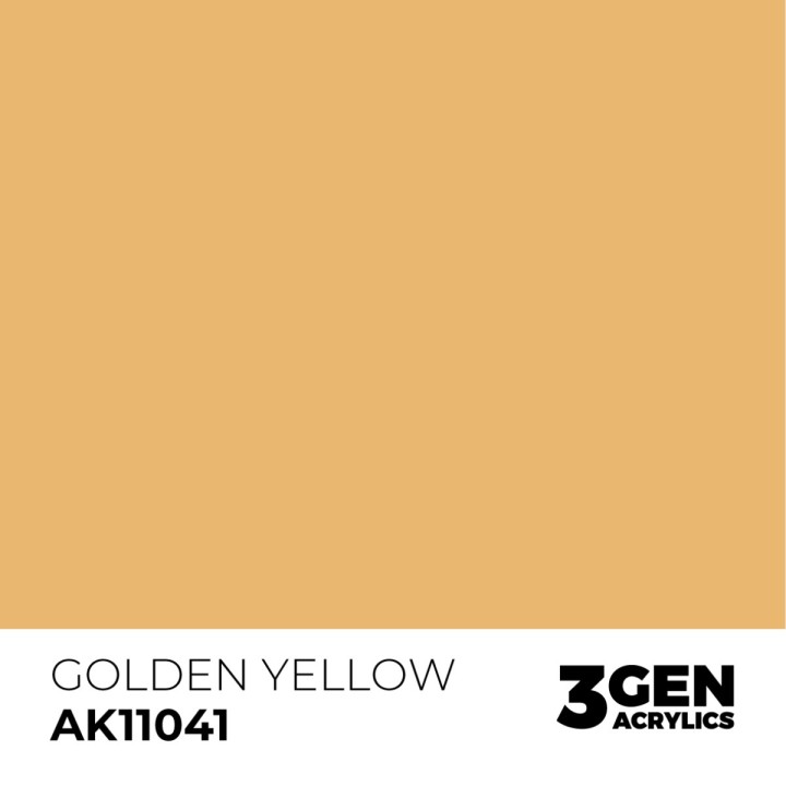 Jaune doré - Golden Yellow - Couleur