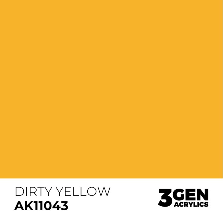 Jaune Sale - Dirty Yellow - Couleur
