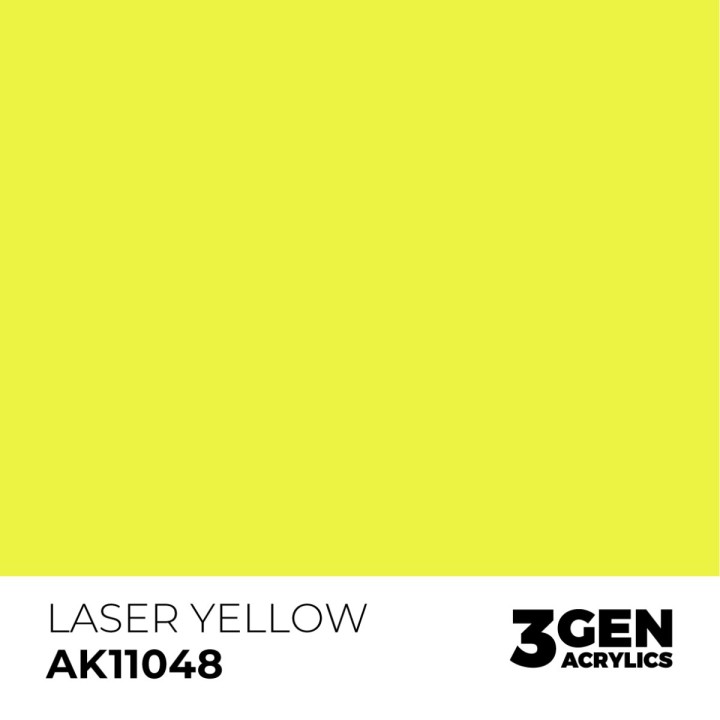 Jaune Laser - Laser Yellow - Couleur