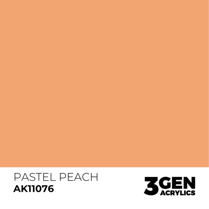Pêche Pastel - Pastel Peach - Couleur