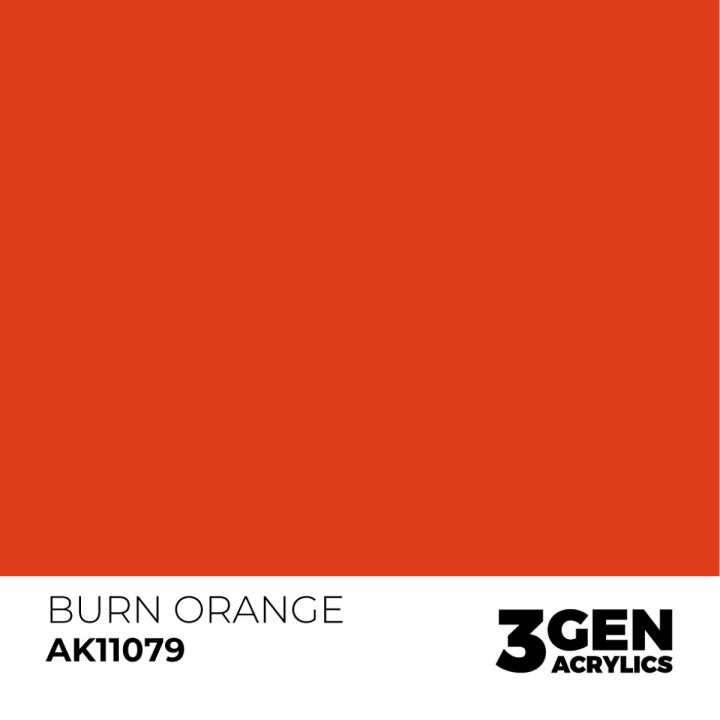 Orange brulé - Couleur