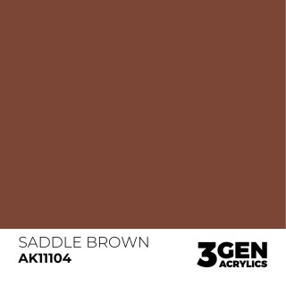 Brun selle - Saddle Brown - Couleur