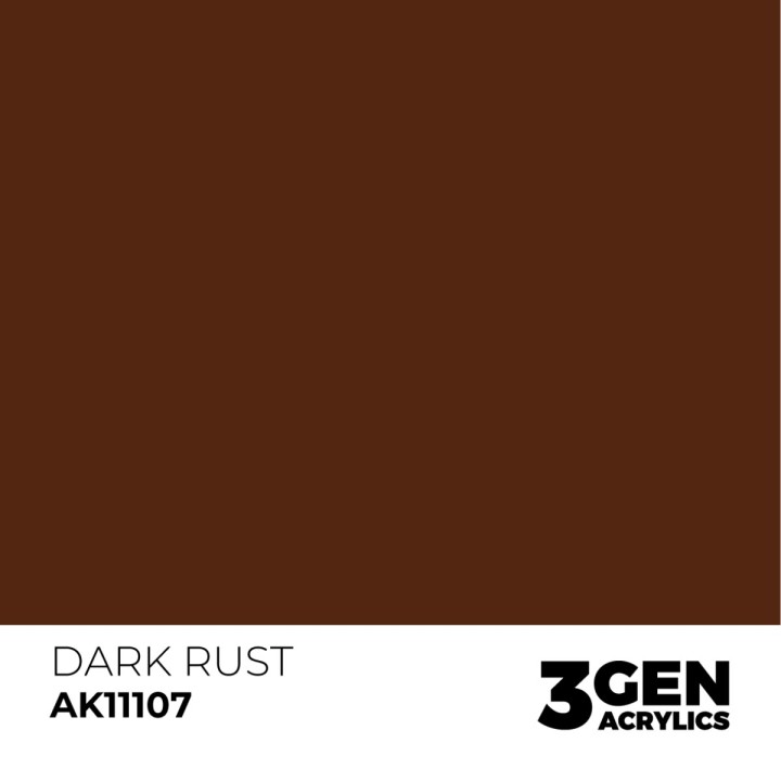 Rouille sombre - Dark Rust - Couleur