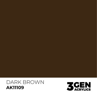 Marron Sombre - Dark Brown - Couleur