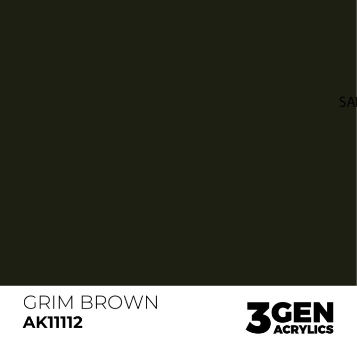 Brun sinistre - Grim Brown - Couleur