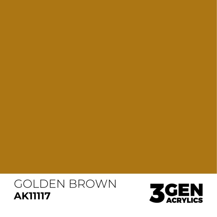 Brun doré - Golden Brown - Couleur