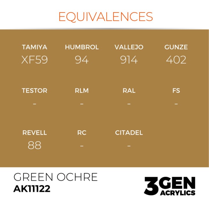 GREEN OCHRE – STANDARD