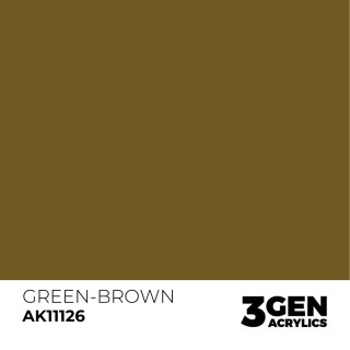 Brun vert - Green Brown - Couleur