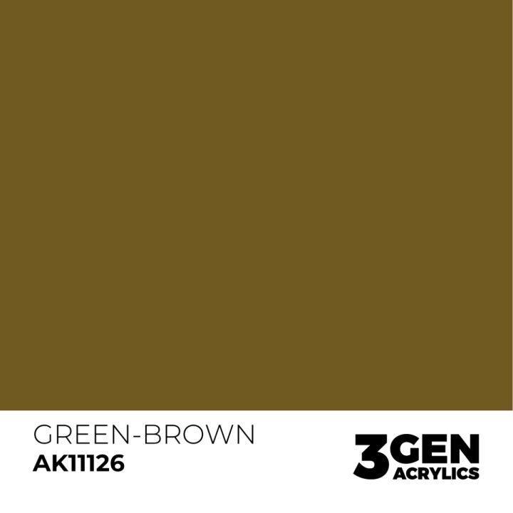 Brun vert - Green Brown - Couleur