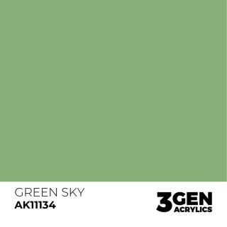 Ciel vert - Green Sky - Couleur