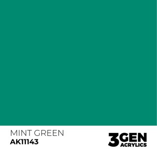 Vert Menthe - Mint Green - Couleur