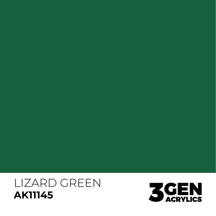 Vert lézard - Lizard Green - Couleur